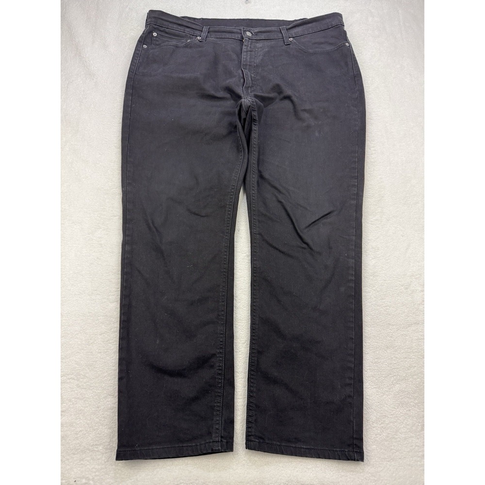 Levis 541 Jeans Men 40x32 Black Athletic Stretch Denim Straight